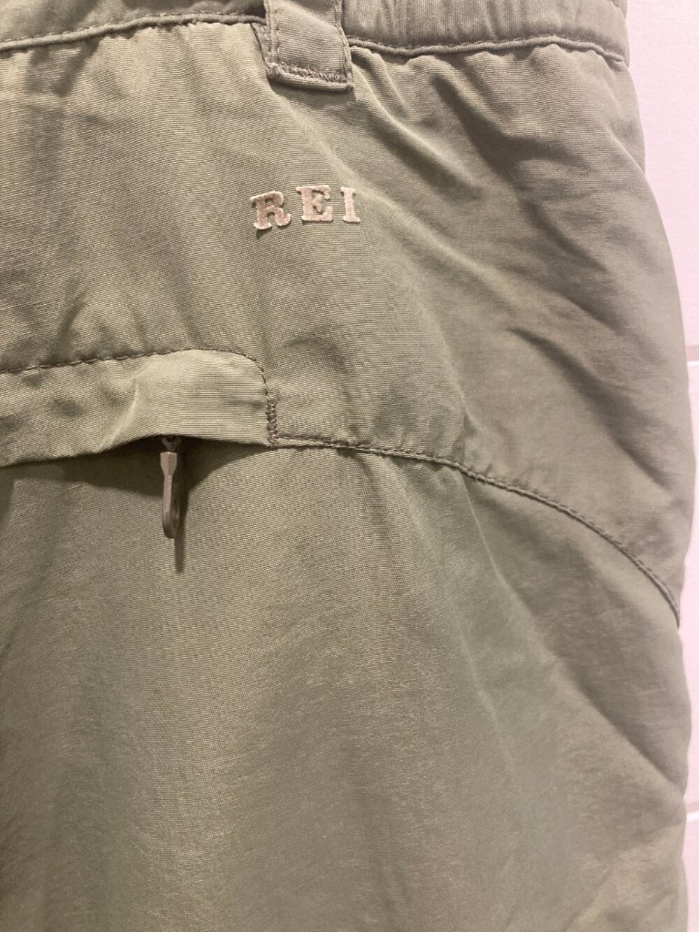 REI Co-op Sahara Convertible Hiking Pants Olive Green 778945 Unisex/Womens Sz 16 - Picture 8 of 10